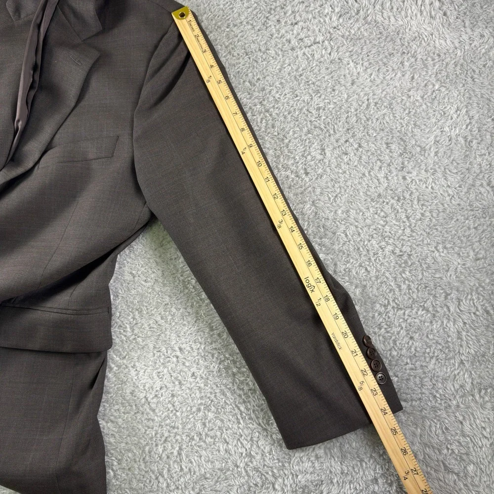 Brooks‎ Brothers 1818 Madison Brown Wool Sport Coat Blazer 43R Made in Italy